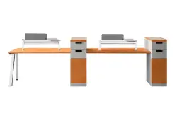 NOEL ODNWB3112 | Office Desk for 4 Staff 3100x1230x1050mm