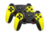 GAMEPAD GMPBLKYEL | PC Double Wireless Gamepad Black-Yellow