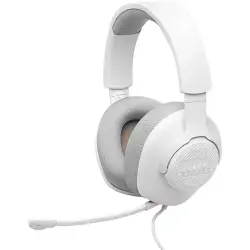 JBL Quantum 100M2 | Simli oýun nauşniki, ak reňk