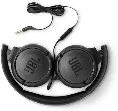 JBL TUNE 500 | Проводные наушники накладные искусственная кожа черные