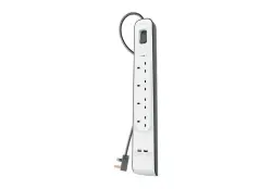 Belkin SPBEL4P2U | Surge Protector 4-Port 2-USB 2m