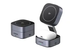 UGREEN CHRGRUGW702 | Simsiz Zarýad Enjamy 15W iPhone & Apple Watch üçin