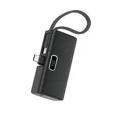 WIWU WI-P044 | Повербанк 5000мАч 20W Type-C Беспроводная Быстрая Зарядка Черный