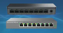 Grandstream NETGSGWN7701PA | Network Switch 8 Port Gigabit PoE