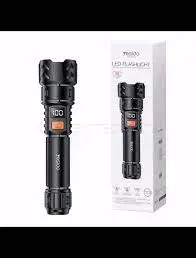 Yesido TC10 | Rechargeable Flashlight 800mAh 3 Hours Black