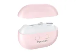 Porodo ENAILCLIPPORPDENCLIM7PK | Electric Nail Clipper with Brush Pink
