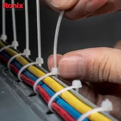 Ronix RH9992 | Kabel baglaýjy 200mm ak neýlon