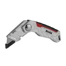 Ronix RH-3000 | Складной нож алюминиевый, лезвие 9x0,4 мм