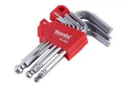 Ronix RH-2033 | Hex Key Set 9 pcs Chrome-Vanadium Steel