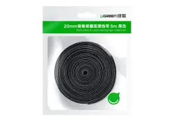 UGREEN CLFORCBLUGR5M | Kabel Baglaýjy 5m Gara