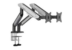 ANDASEAT WMAD-W-A9-2S-BW | LCD Table Mount Dual 17-42" 2-15kg Black-White