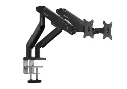 ANDASEAT WMAD-W-A9-2S-BB | Stol Tutaýjy LCD 17–42" Iki Monitor, 2–15 kg, Gara