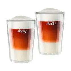 Melitta GLASSMELLATTE2 | Latte Macchiato Glass Set 2 pcs