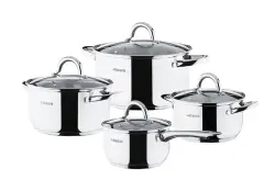 ARDESTO COOKARDAR1908PS | Cookware Set 8-Piece Stainless Steel