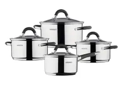 Ardesto AR1908SC | Stick Cookware Set 8-Piece Stainless Steel