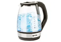 VITEK VT-7044 | Electric Kettle Glass 2200W 1.7L