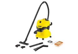 KARCHER WD4 | Car Vacuum Cleaner 1000W Steel Tank 20L