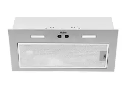 Haier HVX-BI772X | Кухонная вытяжка 600 м³/ч Два вентилятора Серебристая