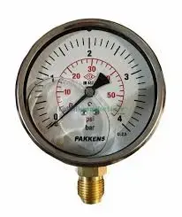 Pakkens 1001001105 | Манометр 100 мм G1/2"B Глицерин