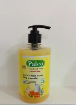 Paleo | Жидкое крем-мыло Мед и Молоко 500 мл Оптовая упаковка