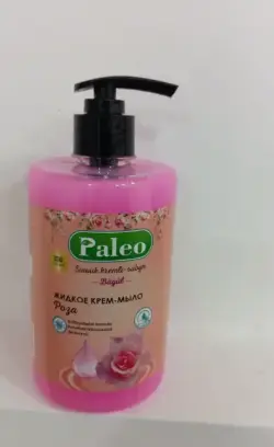 Paleo | Gül suwuk krem sabyn 500 ml, 15 sanylyk gaplama