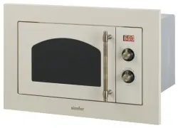 Simfer 2380inox | Built-In Microwave Stainless Steel