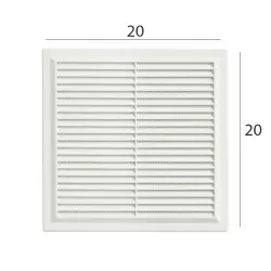 153.09.E01.W03.000000007 | Ventilation Mesh 20x20 mm Rectangular