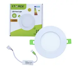 CTORCH 153.09.E01.L01.CTORCH027 | LED Panel Yşyk 6W Inçe 6500K Tegelek