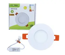 CTORCH 153.09.E01.L01.CTORCH025 | LED Panel Light 3W 6500K Slim Round