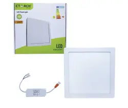 CTORCH 153.09.E01.L01.CTORCH009 | LED panel 24W 6500K üstüne kwadrat