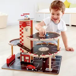Hape 6943478004245 | Köp basgançakly awtopark oýunjagy çagalar üçin