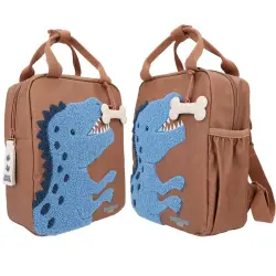 Dino World 4010070620608 | Small Backpack DINO MINI Brown