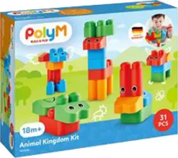 Haýwanlar Patyşalygy 6943478021471 | Çagalar konstruktory 31 bölek