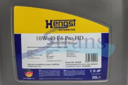 HENGST OIL 2373800000 | Engine Oil 10W-40 E8 HD Pro 20L