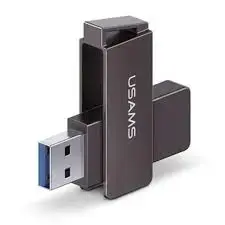 Usams US-ZB197 | USB 3.0 Флешка 128Гб Поворотная Железо-Серая