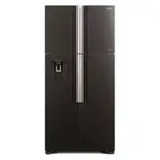 Hitachi R-BG410PUC6X GBK | Холодильник 330л Черное стекло