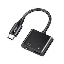 USAMS US-SJ598 AU15 | Type-C to 3.5mm Audio Adapter PD 60W Charging