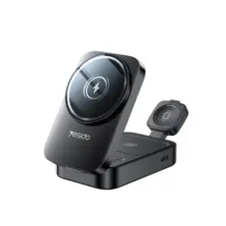 Yesido DS27 | Simsiz Zarýadka 3-in-1 Köp Enjamly