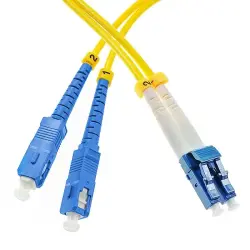 Generic SC/UPC-LC/UPC | Fiber Optic Patch Cord SM Duplex 2m
