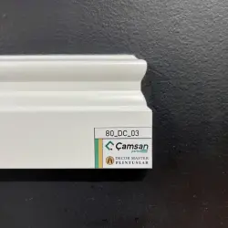 Decor Master 80 DC 03 | MDF Plinth Durable Profile for Interiors