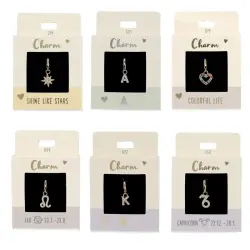 Depeshe 4010070671273 | Charms Pendant Silver & Gold Plated