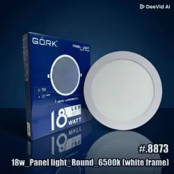 GÖRK 6900003398873 | LED Panel Çyrasy Tegelek 18W 6500K