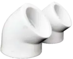 Deryaplastik B39.00469 | Polipropilen burç birikdirijisi 63 mm 45°