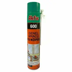 Akfix 600 | PU köpük 750 ml gurluşyk üçin çalt gurama