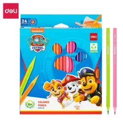 Deli C125-24 | Reňkli Galamlar 24 Reňk Gutuda