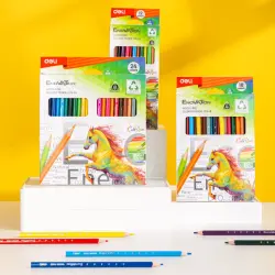 Deli C113-18 | Colored Pencil Set 18 Colors Wood Free