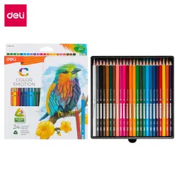 Deli C002 20 | Colored Pencil 24 Colors Pack