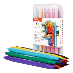 Deli C151-12 | Marker Set 12 Colors