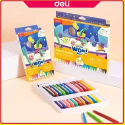 Deli C229-24 | Plastic Crayon Set 24 Colors