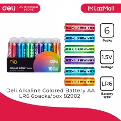 Deli 82902 | AA щелочные батарейки 4 шт длительный срок службы